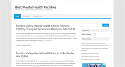 Desktop Screenshot of bestmentalhealthfacilities.com
